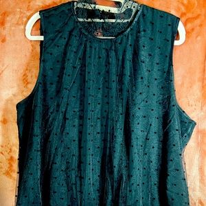 Sexy lace and polka for blouse.